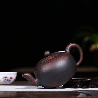 handmade tea pot marked purple clay yixing zisha master pot Chinese kungfu pots