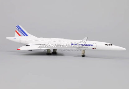 20CM AIR FRANCE Concorde Commercial Plane Airplane Diecast Metal Aircraft Model