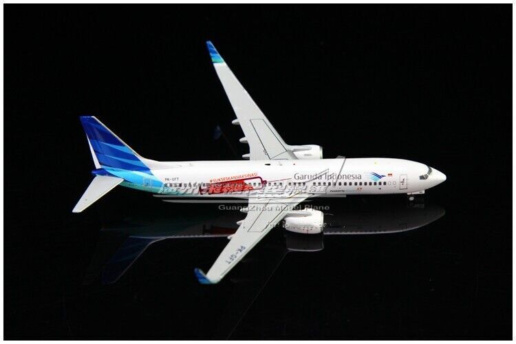 1:400 JC Wings Garuda Indonesia BOEING 737-800 Passenger Airplane Diecast Model