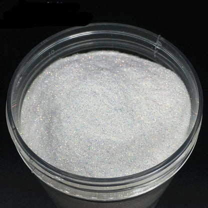 Nail Art Decor 1 Bottle AB White Sequins Glitters Holographic Flakes 0.2 0.4 1mm