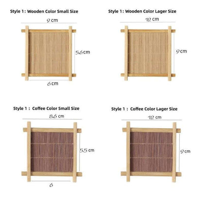Straw Tea Mat|Coaster|Teacup Mat|Cup Pad|Tea Accessories
