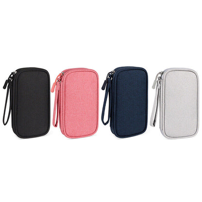 Portable Cable Storage Pouch Bags Accessories For Cord Charger Power Hard Drive