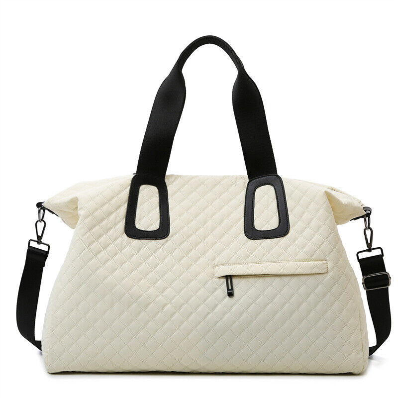 Women Big Capacity Quilted Yoga Sport Handbag Fitness Bag Travel Crossbody Bags