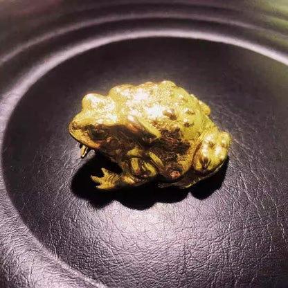 45mm Chinese Retro Brass Ornament Exquisitely The Tea Pet Small Copper Ware