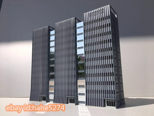 1/150 Building Model Morden Office Building Scene Architecture Assembled