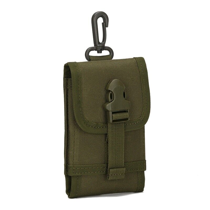 Metal Detector Camo Bag Waist Pack Hook Loop Belt Pouch Military Outdoor Sports