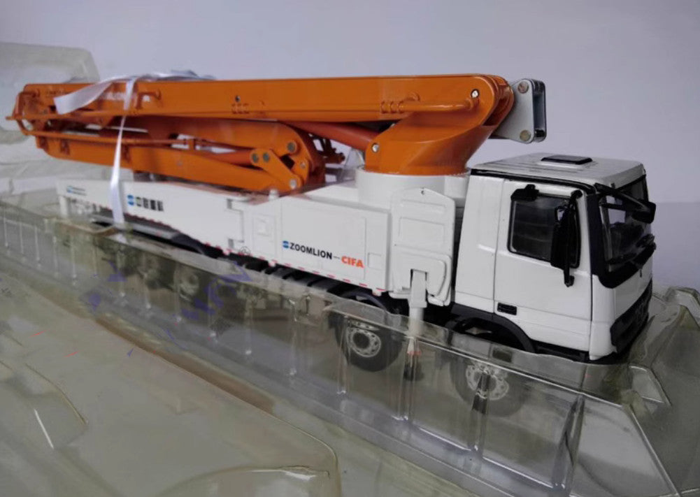 1:38 ZOOMLION 64X-6RZ Concrete Pump Truck Construction Machine Diecast Model
