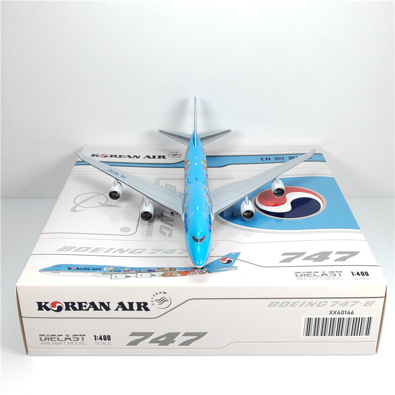 1:400 JC Wings KOREAN AIR BOEING B747-8 Passenger Airplane Diecast Model
