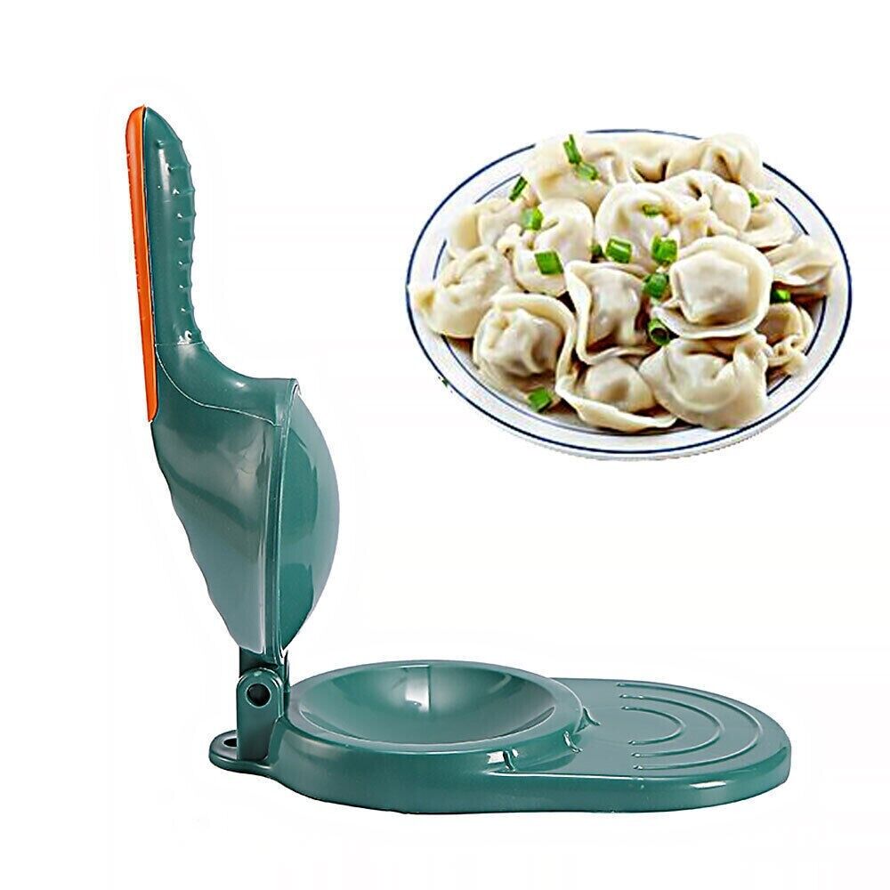 2 X Plastic Manual Dumpling Skin Mold Kitchen Lazy DIY Jiaozi Maker Dough Press