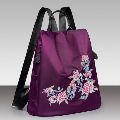 Fashion Womens Floral Embroidery Crossbody Bag Handmade Bag Pattern Shoulder Bag