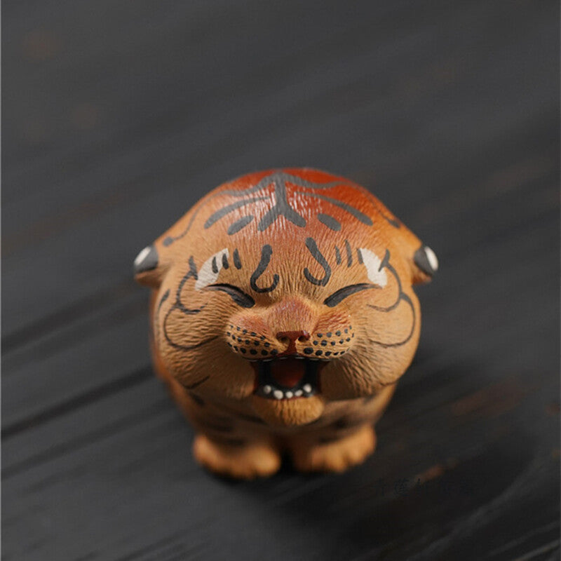 Full Handmade Tiger Statue House Warming Gift Yixing Zisha Duan Clay Tea Pet New