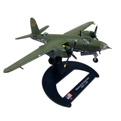 1:144 Scale 15cm WWII Martin B-26 Marauder Bomber Finished Aircraft Model Toy