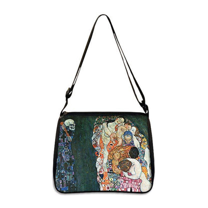Famous Paintings Handbag Women Shoulder Bags Shopping Bag Canvas Pouch Zipper