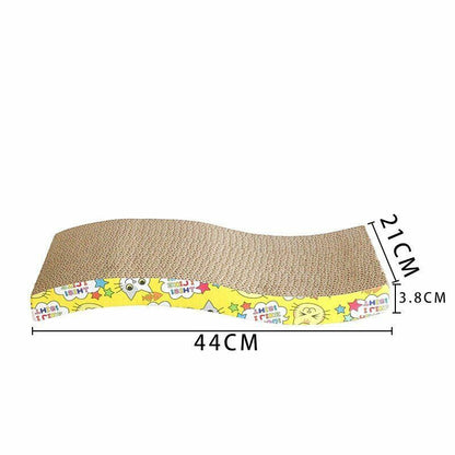 Corrugated Cat Scratch Toy Board Pad Grinding Nail Interactive Protect Furniture