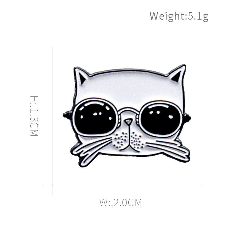 Punk Funny Enamel Brooch Lapel Funny Pin Creative Badge Collar Bag Decor Gi