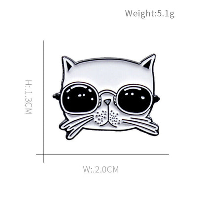 Punk Funny Enamel Brooch Lapel Funny Pin Creative Badge Collar Bag Decor Gi