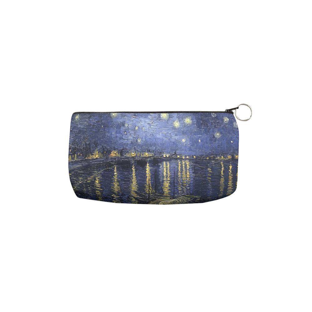 Canvas Cosmetic Bag Art Print Makeup Pouch Bags Traveling Lipstick Handbag Purse