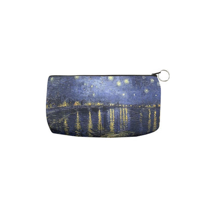 Canvas Cosmetic Bag Art Print Makeup Pouch Bags Traveling Lipstick Handbag Purse