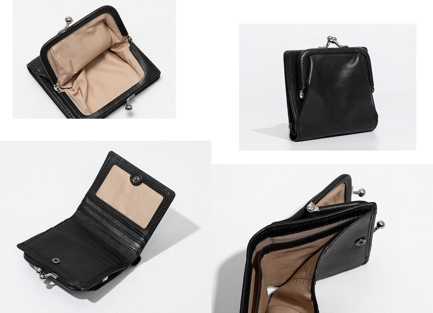 Genuine Leather Wallet RFID Blocking Short Bifold Small Purse Money Holder Bag