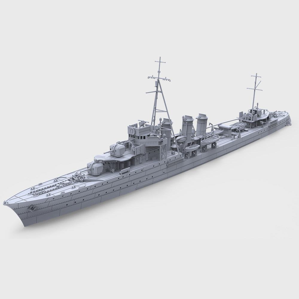 SSMODEL 1/700 Bourrasque-Class French Destroyer Bourrasque 1939