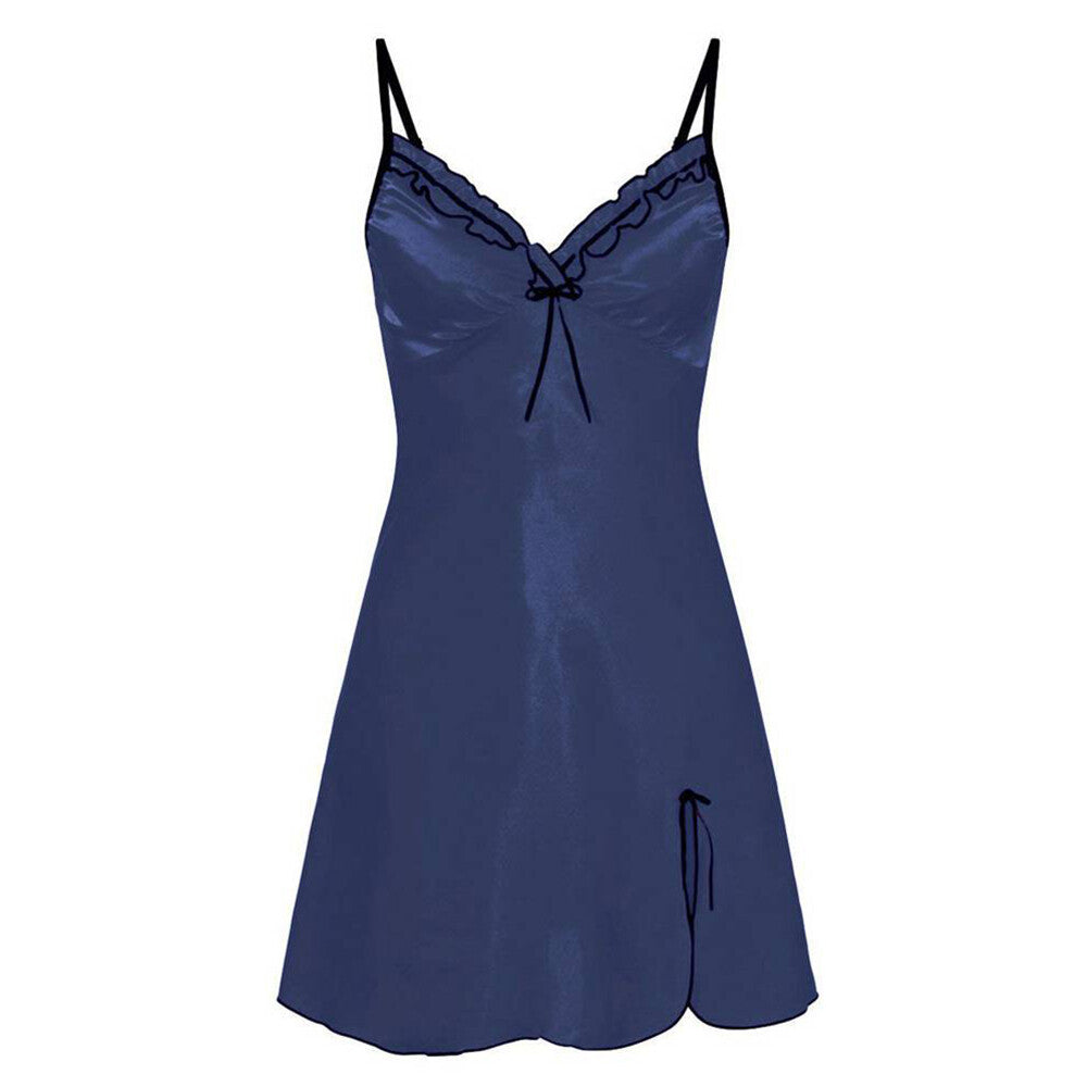 Lingerie Women Satin Silk Underwear Babydoll Sleepwear Nightdress