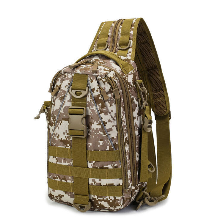 Military Tactical Backpack Army Camouflage Shoulder Bag Riding Hiking Camping