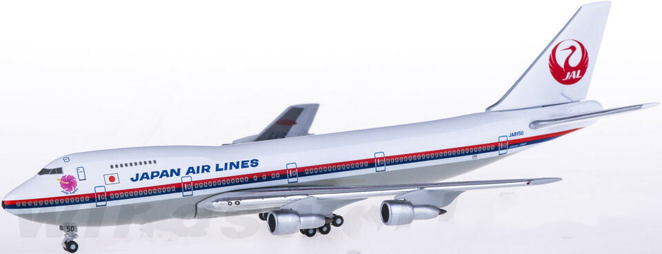 1:500 Hogan JAPAN AIRLINES BOEING 747-200 Passenger Airplane Diecast Plane Model