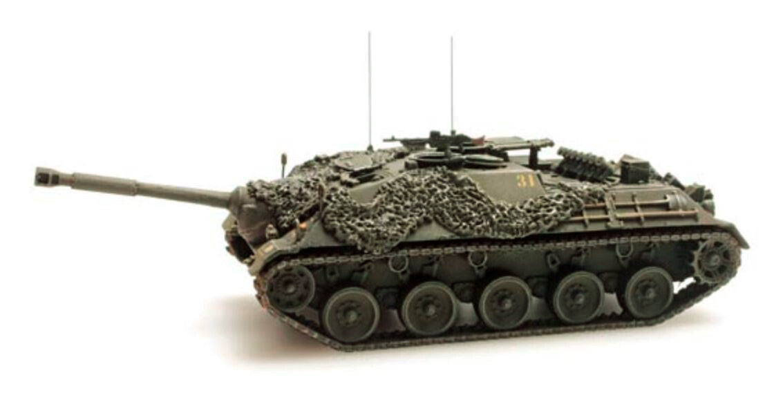 ARTITEC KaJaPa JPZ4-5 Belgian Army Tank destroyer 1/87 FINISHED MODEL TANK