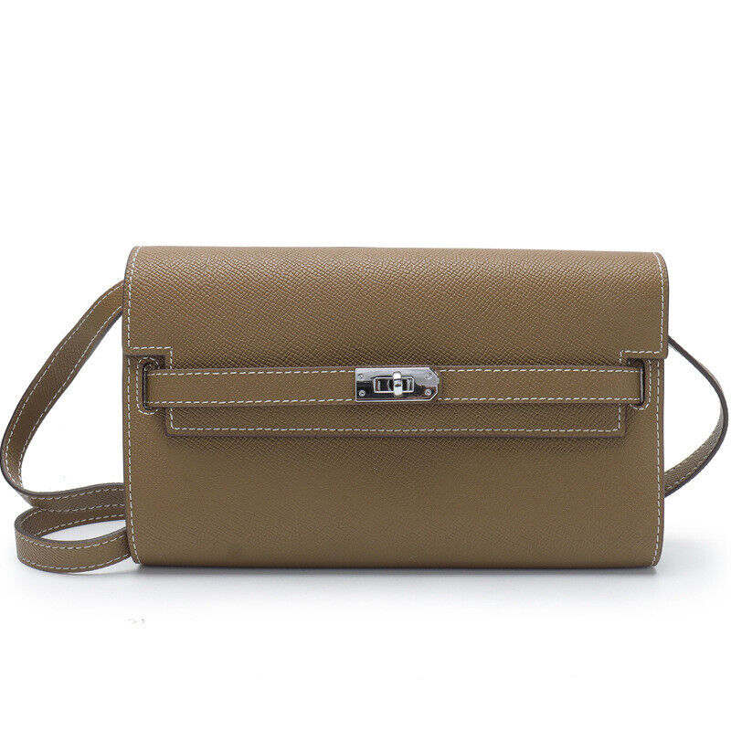 Mini Real Leather Flap Envelope Clutch Phone Wallet Shoulder Bag Purse Crossbody