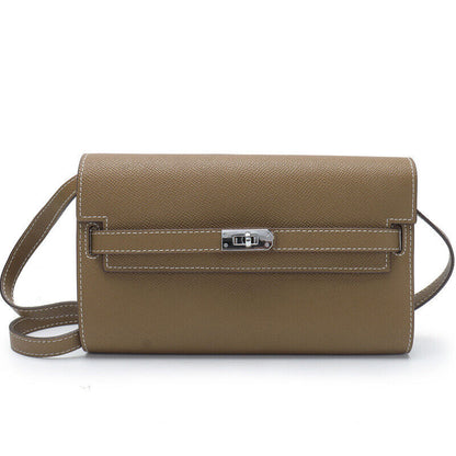 Mini Real Leather Flap Envelope Clutch Phone Wallet Shoulder Bag Purse Crossbody