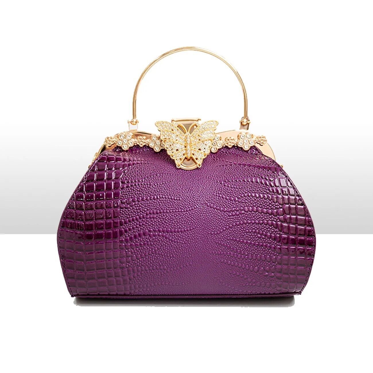 Trendy Banquet Evening Bag Metal Gold Wire Chain Ladies Dinner Bag