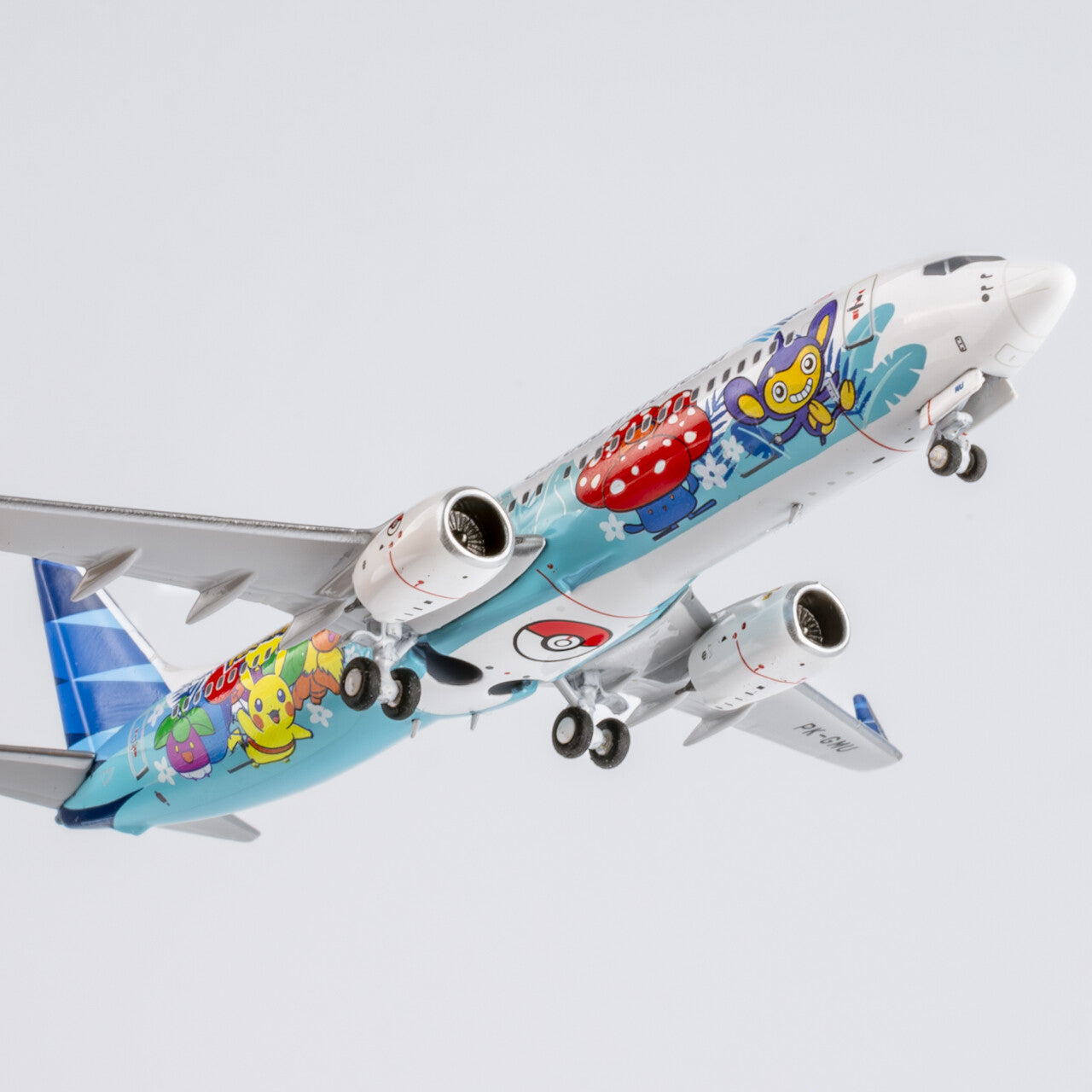 1:400 NGmodels Garuda Indonesia Boeing 737-800 Passenger Airplane Diecast Model