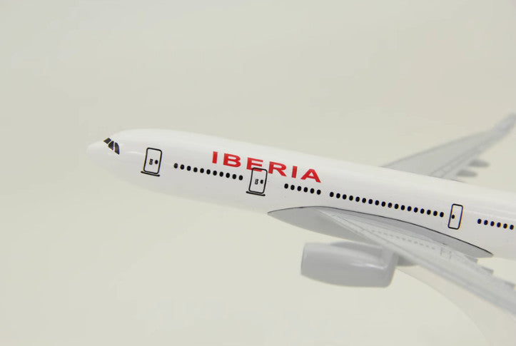 16cm Iberia AIRBUS A330 Passenger Airplane Metal Plane Diecast Aircraft Model