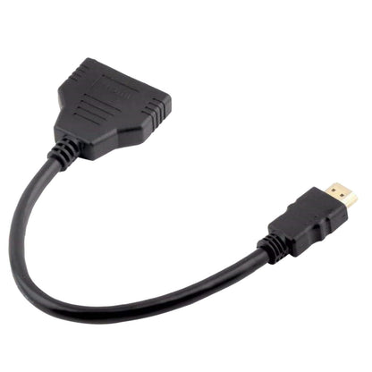 HDMI 1 in 2 out Splitter Crossover Male To Dual Female 2.0 Converter HD cable