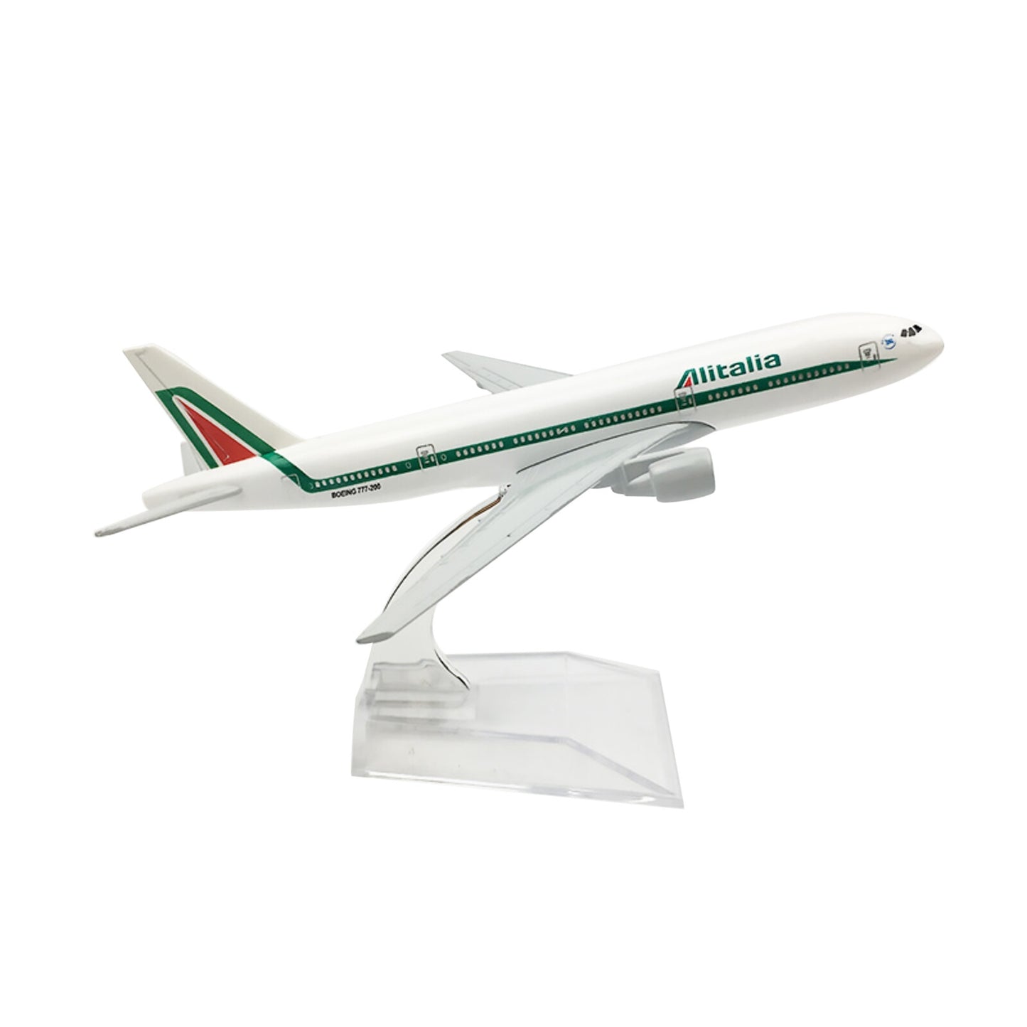 16cm Alitalia 777 Plane Model Aircraft Diecast Metal 1/400 Scale Airplane Mode