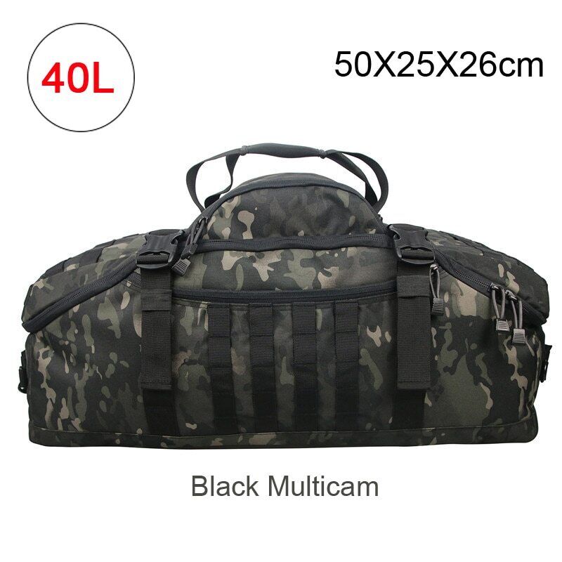 Travel Duffel Bag Tactical Backpack Strap Weekender Bag Men Women Gym Bags