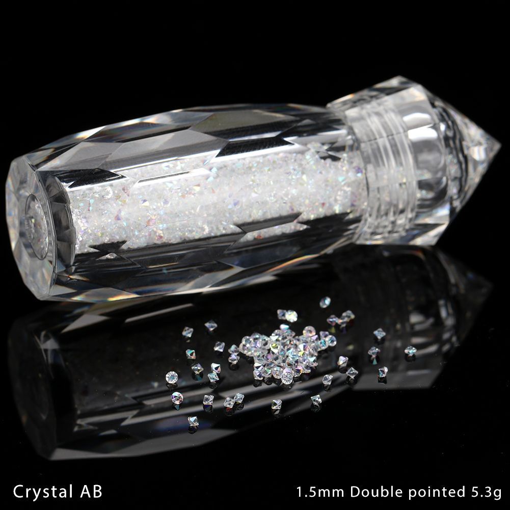 Nail Art Glitter Micro Crystal Pixie 3D Tiny Beads DIY Manicure Rhinestone Decor