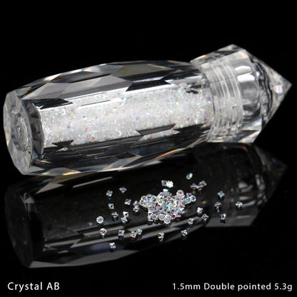 Nail Art Glitter Micro Crystal Pixie 3D Tiny Beads DIY Manicure Rhinestone Decor