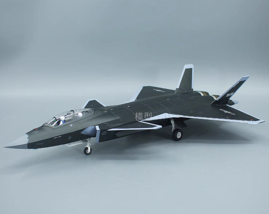 1:48 45CM J-20S Stealth Fighter Aircraft Plane Diecast Military Airplane Model