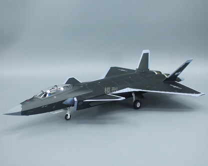 1:48 45CM J-20S Stealth Fighter Aircraft Plane Diecast Military Airplane Model