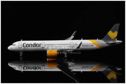 1:400 JC Wings Thmas Cook Condor AIRBUS A321 Passenger Airplane Diecast Model