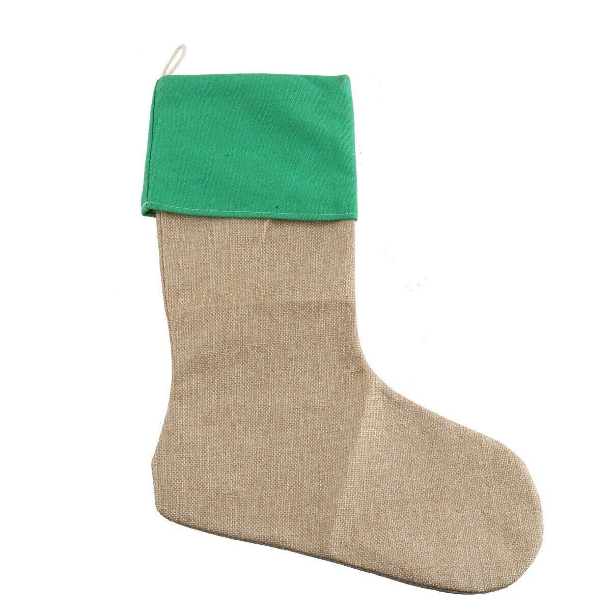 Christmas Stocking Gift Bags Jute Gift Bags Home Party Socks Xmas Christmas Home