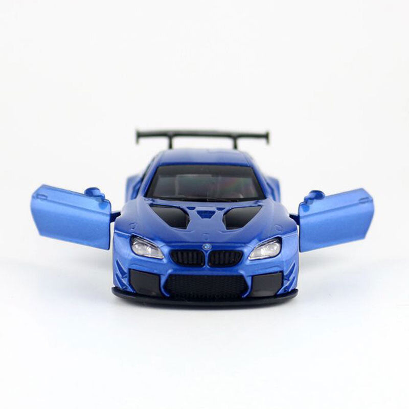 1:44 BMW M6 GT3 Racing Car Diecast Model Car Toy Vehicle for Boys Kids Gifts
