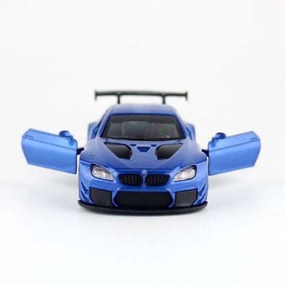 1:44 BMW M6 GT3 Racing Car Diecast Model Car Toy Vehicle for Boys Kids Gifts