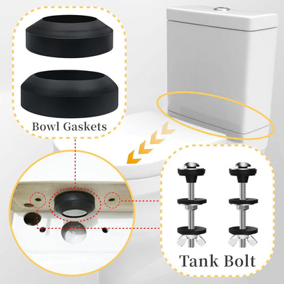 Universal Toilet Tank to Bowl Gaskets Kit, 2PCS 2.75‘’ Heavy Duty Toilet Tank Bo