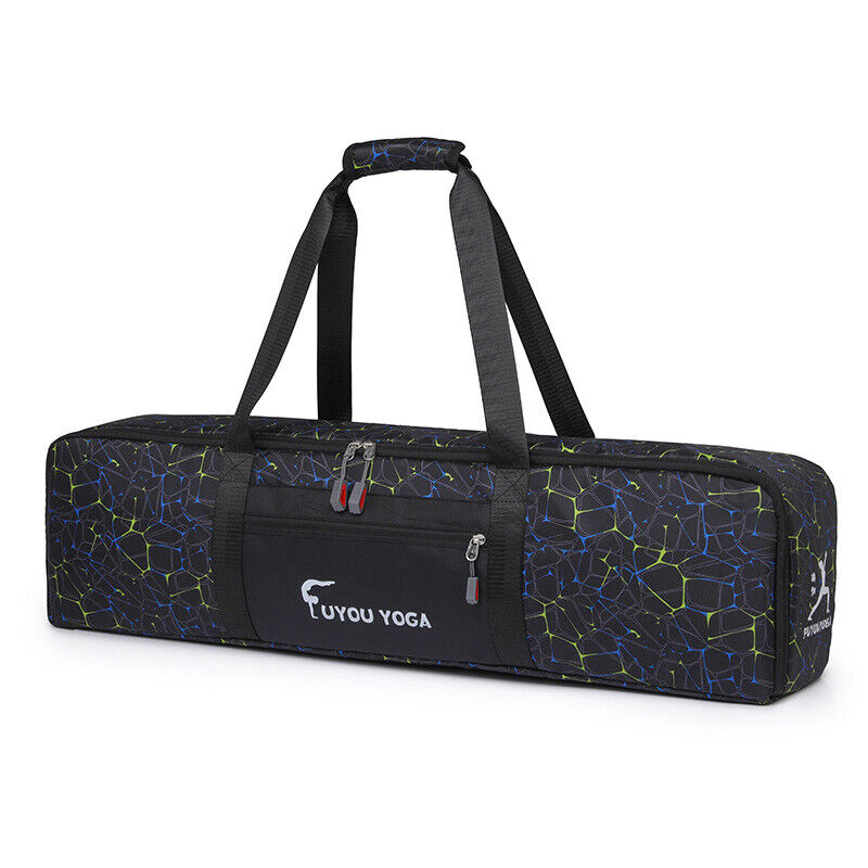 Waterproof Print Yoga Mat Storage Bag Portable Handbag Fitness Shoulder Bags