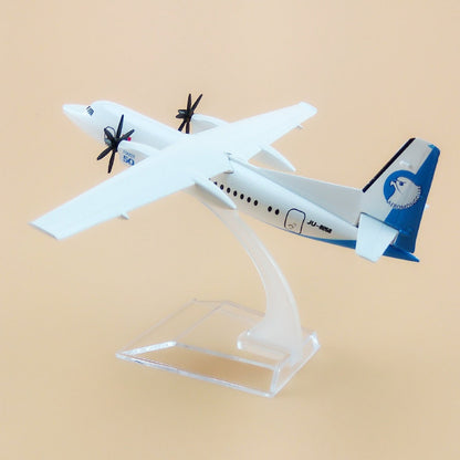 1/400 Scale Aircraft Mongolia Fokker 50 FK-50 Alloy Plane Model Display Gift t