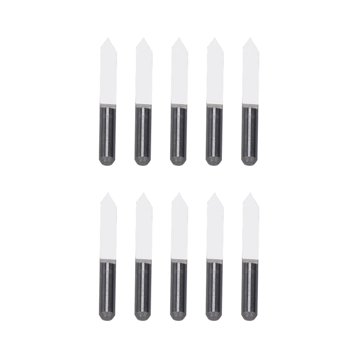 10pcs 3.175mm*0.1mm Engraving Bits CNC Router Tool 60° Degree V-shape G