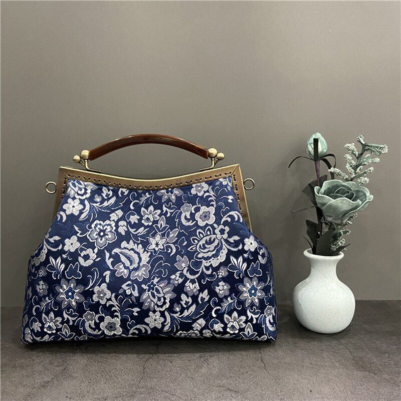 Vintage Fashion Bag Handmade Purse Shell Lock Bags Totes Handbags Chain 120 CM
