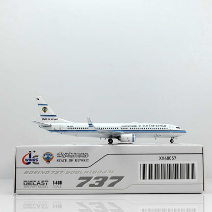 1:400 JC Wings STATE OF KUWAIT BOEING B737-900ER Airplane Diecast Model
